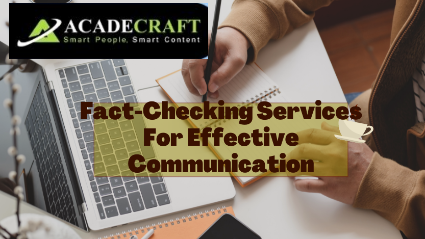 Fact-Checking Services For Effective Communication